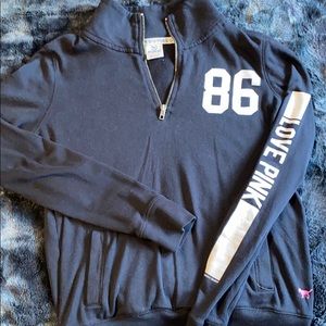VS PINK black sweatshirt